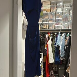 Amanda Uprichard Blue High Low Dress